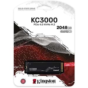 Kingston 2TB KC3000 7000MB-7000MB-S PCIe 4.0 NVMe M.2 SSD Disk SKC3000D-2048G