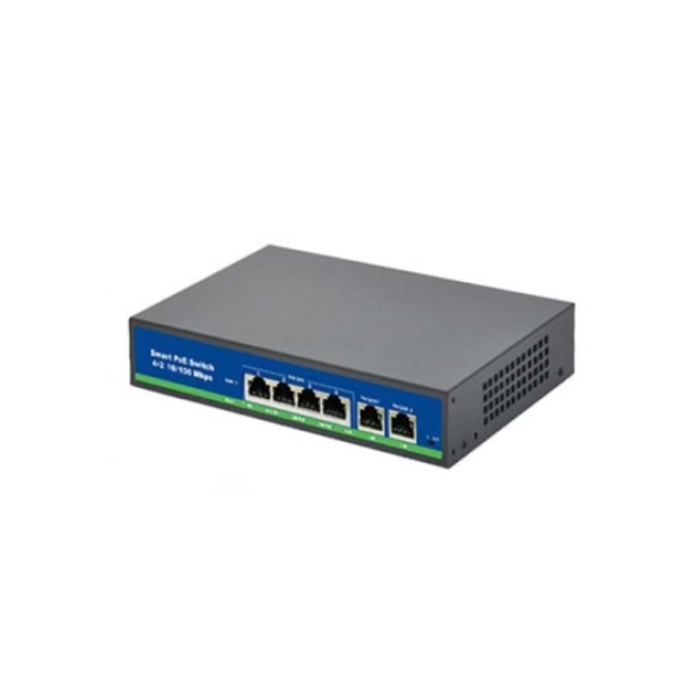 ISEE ISS-4026P 24 Port Poe+ 10-100 Mbps 2 Port 10-100-1000 Uplink Switch 300W