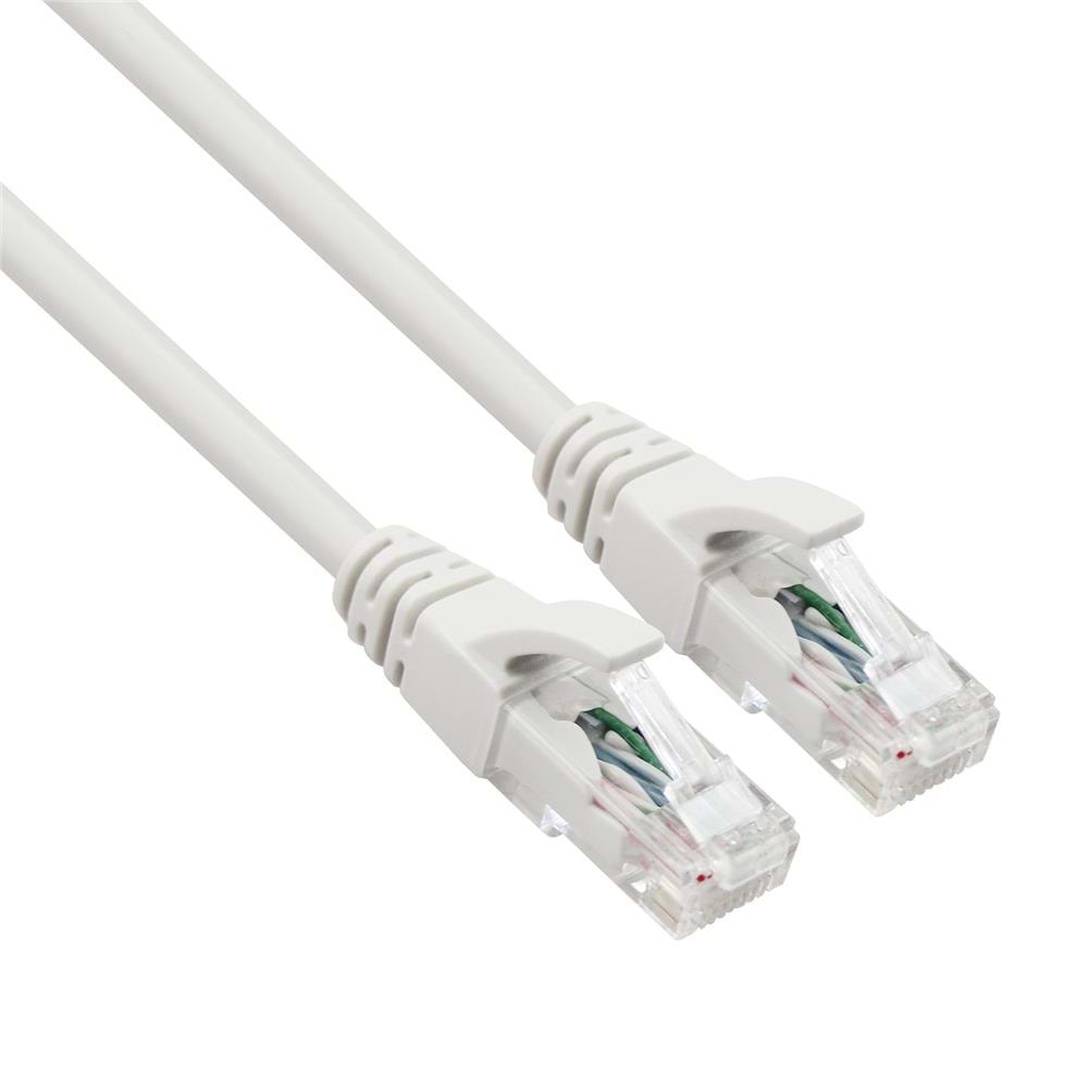 Vcom NP612B-3.0 Cat6 3.0MT Gri Utp Patch Kablo