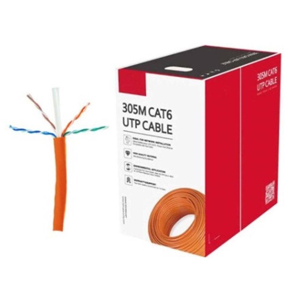 Dahua PFM922I-6UN-C Cat6 İç Ortam 23AWG 305 Metre Kablo 