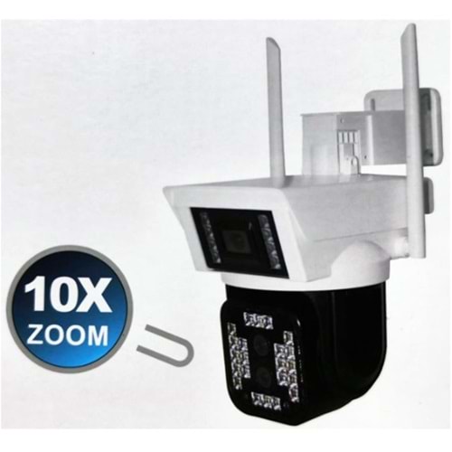 Apronx APX-WP363oz 9Mp 10x Zoom 2.8mm-12mm İki Kamera Wifi PTZ