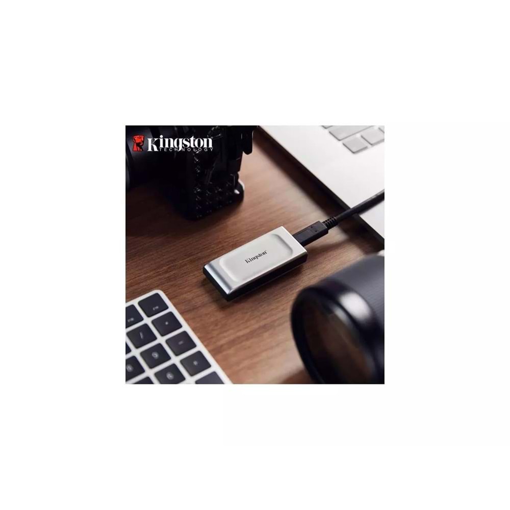 Kingston 2TB SXS2000-2000GA USB 3.2 Type-C Gri Gen 2 2000MB Okuma-2000MB Yazma Taşınabilir SSD