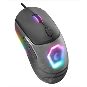 Rampage Hyalo M1 Siyah Değiştirilebilir 3 Kapaklı RGB 12000 DPI Gaming Oyuncu Mouse