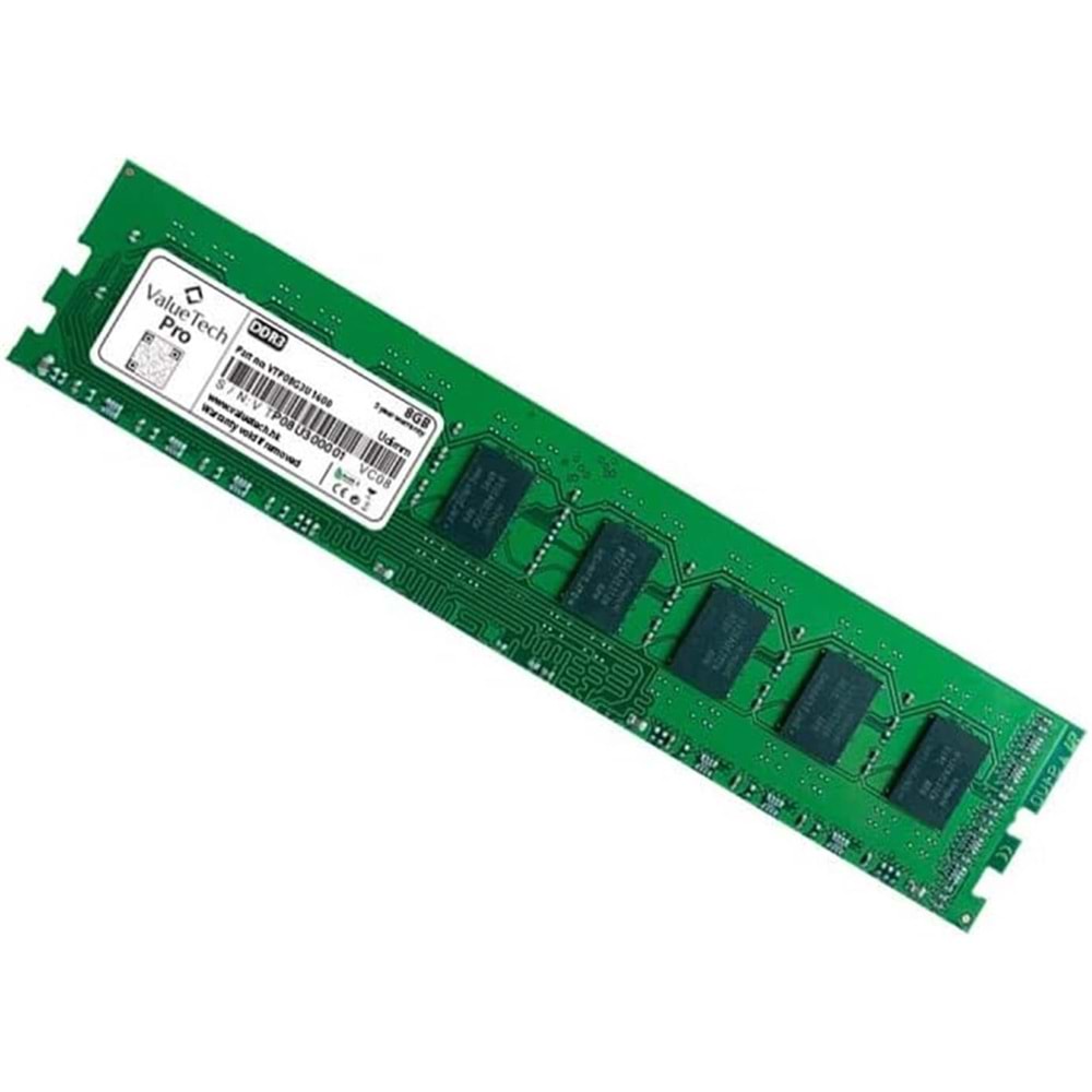 ValueTech Pro 8GB VTP08G3U1600 DDR3 PC3-12800U 1600 MHz Desktop PC Ram
