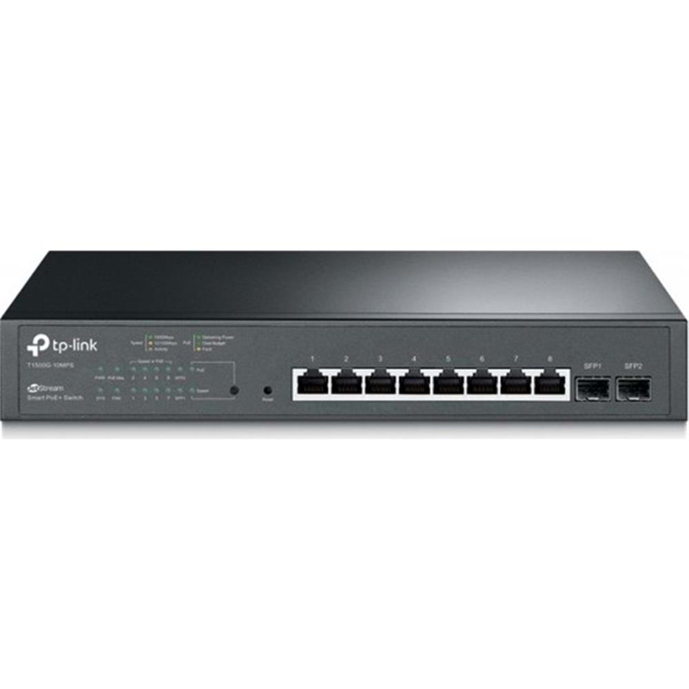 Omada Tp-Link SG2210P 8 Port Poe+ 10-100-1000 Mbps 2 SFP Yönetilebilir Switch 