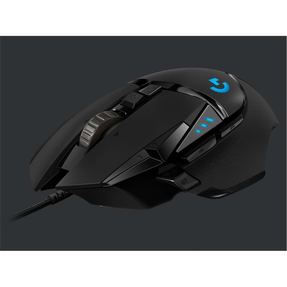 Logitech 910-005471 G502 HERO High Performance Wired Gaming Oyuncu Mouse 16.000 DPI RGB Optik 