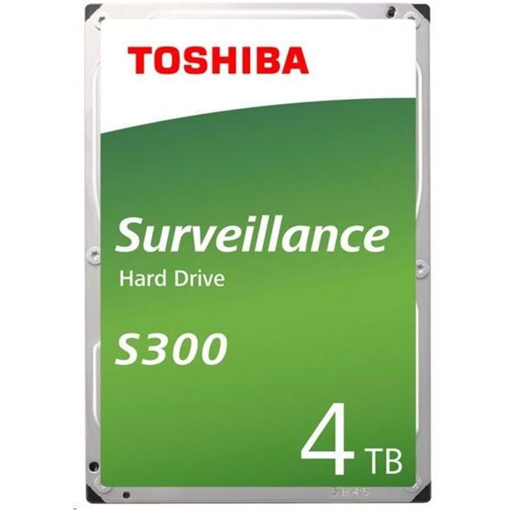 Toshiba 4TB HDWT840UZSVA S300 3.5 256Mb 5400rpm Güvenlik 7-24 Harddisk