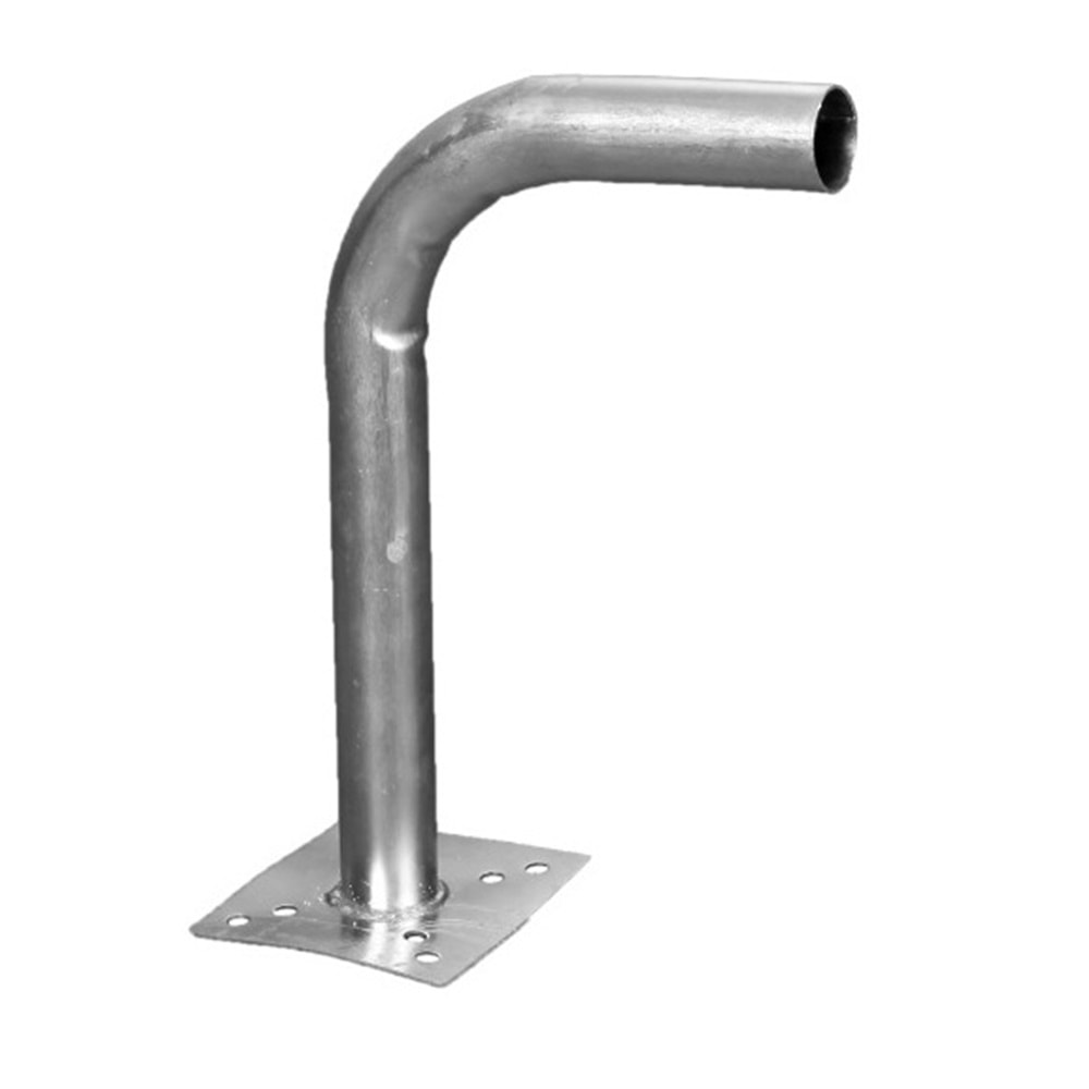 Bükümlü Eğri Metal Ayak 25X35 Cm 32mm