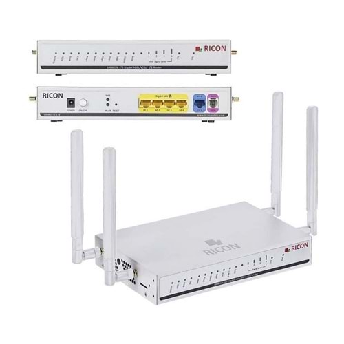 Ricon S9980DSL-LTE 4.5G 4 Port 400 Mbps Endüstriyel Router